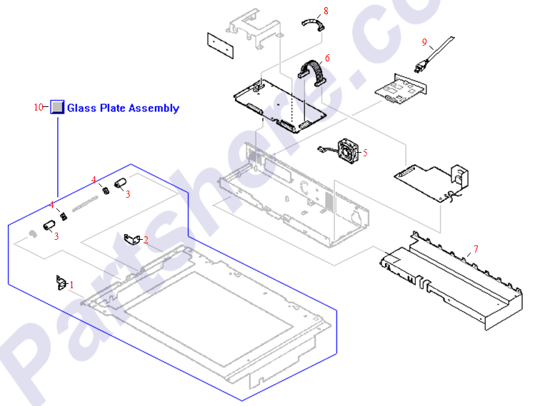 HP parts picture diagram for PA03002-C224FJ-R, PA03002-C203FJ-R, PA03002-C224FJ-C, PA03002-C203FJ-C, PA03002-C229FJ-C, PA03002-C224FJ, PA03002-C225FJ, PA03002-C223FJ, PA03002-C118FJ, PA03002-C202FJ, PA03002-C203FJ, PA03002-C219FJ, PA03002-C222FJ, PA03002-C229FJ, PA03002-C229FJ-R, 8120-8749